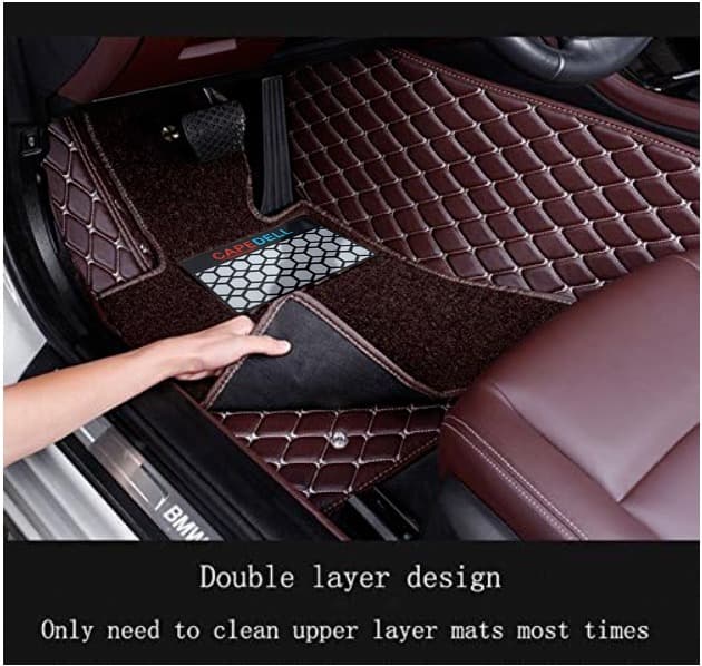 Premium Coco Car Floor Mats – Anti-Slip, Waterproof, Full Set Interior Protection Capdell Premium thumbnail 3