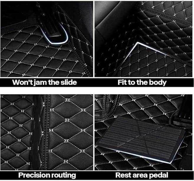 Premium Coco Car Floor Mats – Anti-Slip, Waterproof, Full Set Interior Protection Capdell Premium thumbnail 5