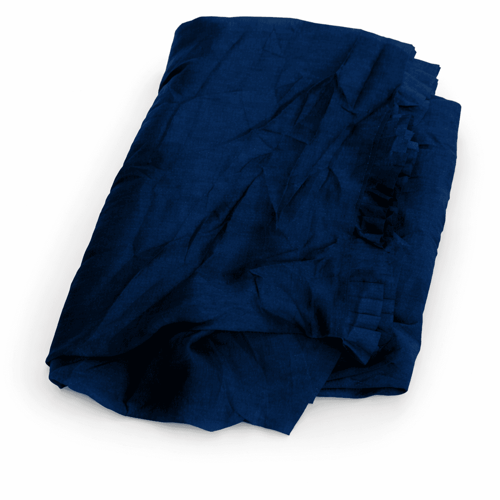 Royal Blue Embroidered Designer Saree With Blouse Piece thumbnail 6