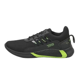 Men’s Mesh Lace-Up Sports Shoes with Cushioned Textured Sole