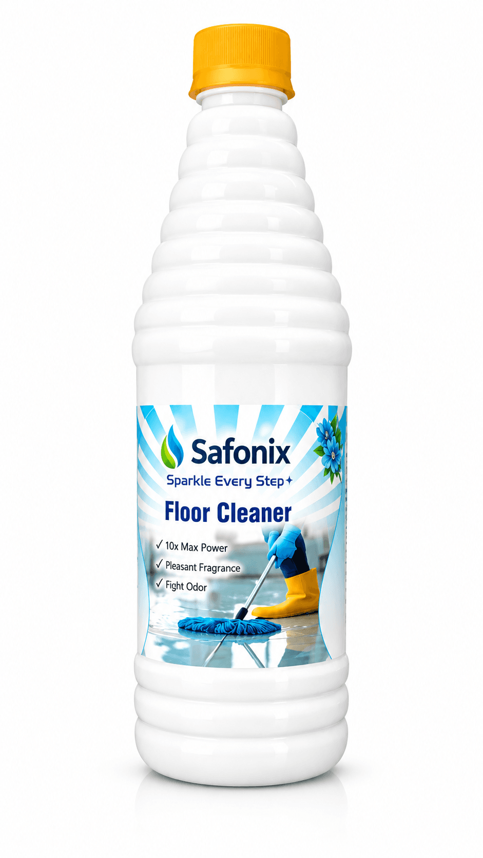 Safonix Floor Cleaner Liquid 1 L | 10X Max Power | Pleasant Fragrance | Pack Of 2