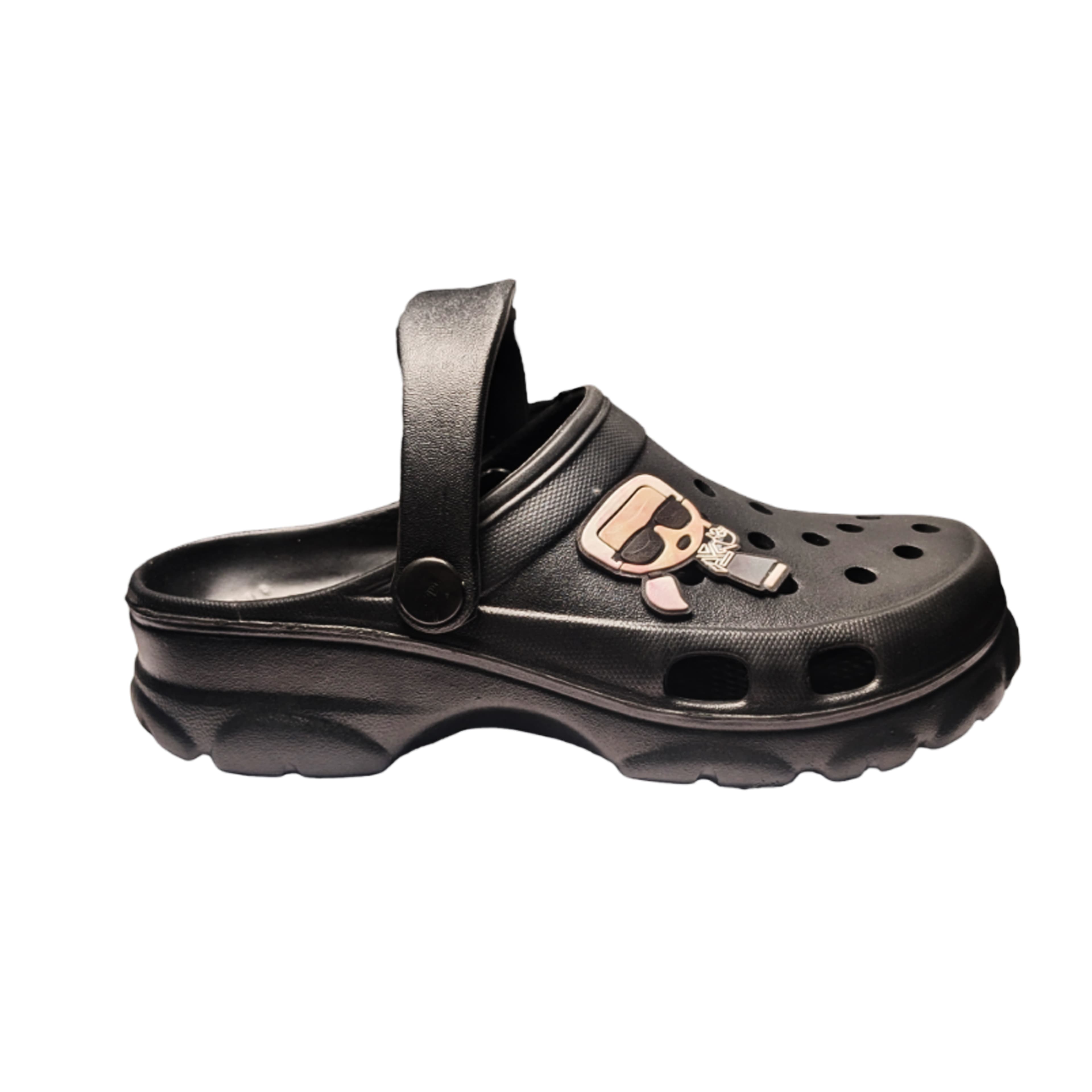 Men’s Ventilated Closed-Toe Casual Clogs with Pivoting Heel Strap thumbnail 2