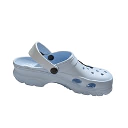 Men’s Ventilated Clog Sandals with Pivoting Heel Strap and Chunky Sole