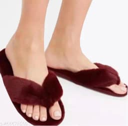 LIFEO Winter Warm & QueenCat Carpet soft Plush Comfy Warm Slip-on Slippers Women's Comfy Faux Fur House Slipper & Flip-Flops of Indoor & Outdoor for Women and Girls For Daily Wear, Casual Wear, Home Wear