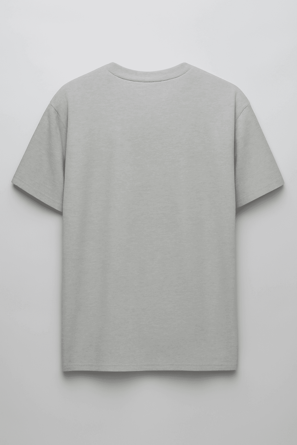 Round neck gray shirt thumbnail 2