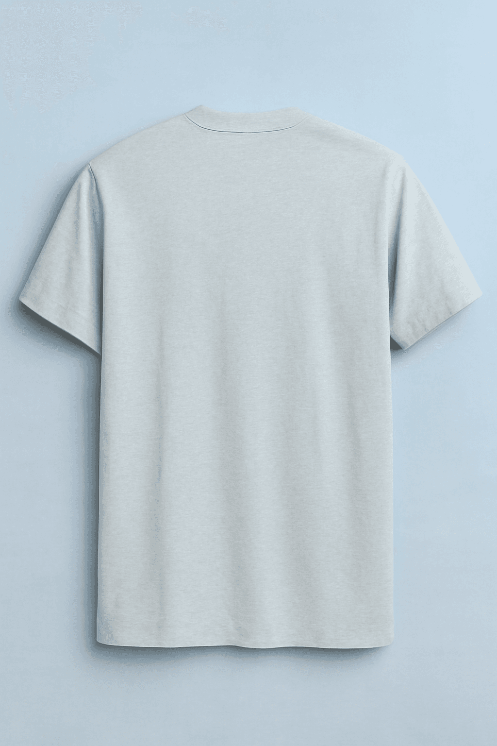 Whitishgrey round neck Tshirt thumbnail 2