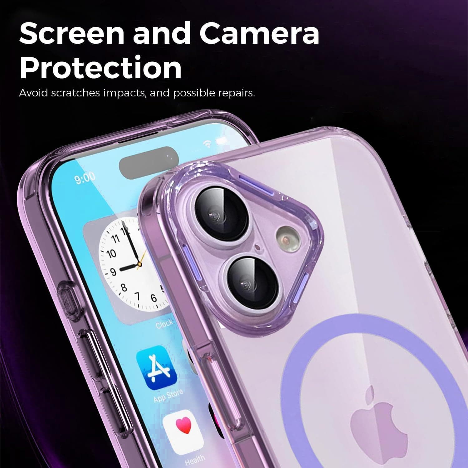 Premium Slim-Fit IPhone 16 Magnetic Case With A Stylish Frosted Purple Finish thumbnail 3