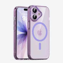 Premium Slim-Fit IPhone 16 Magnetic Case With A Stylish Frosted Purple Finish