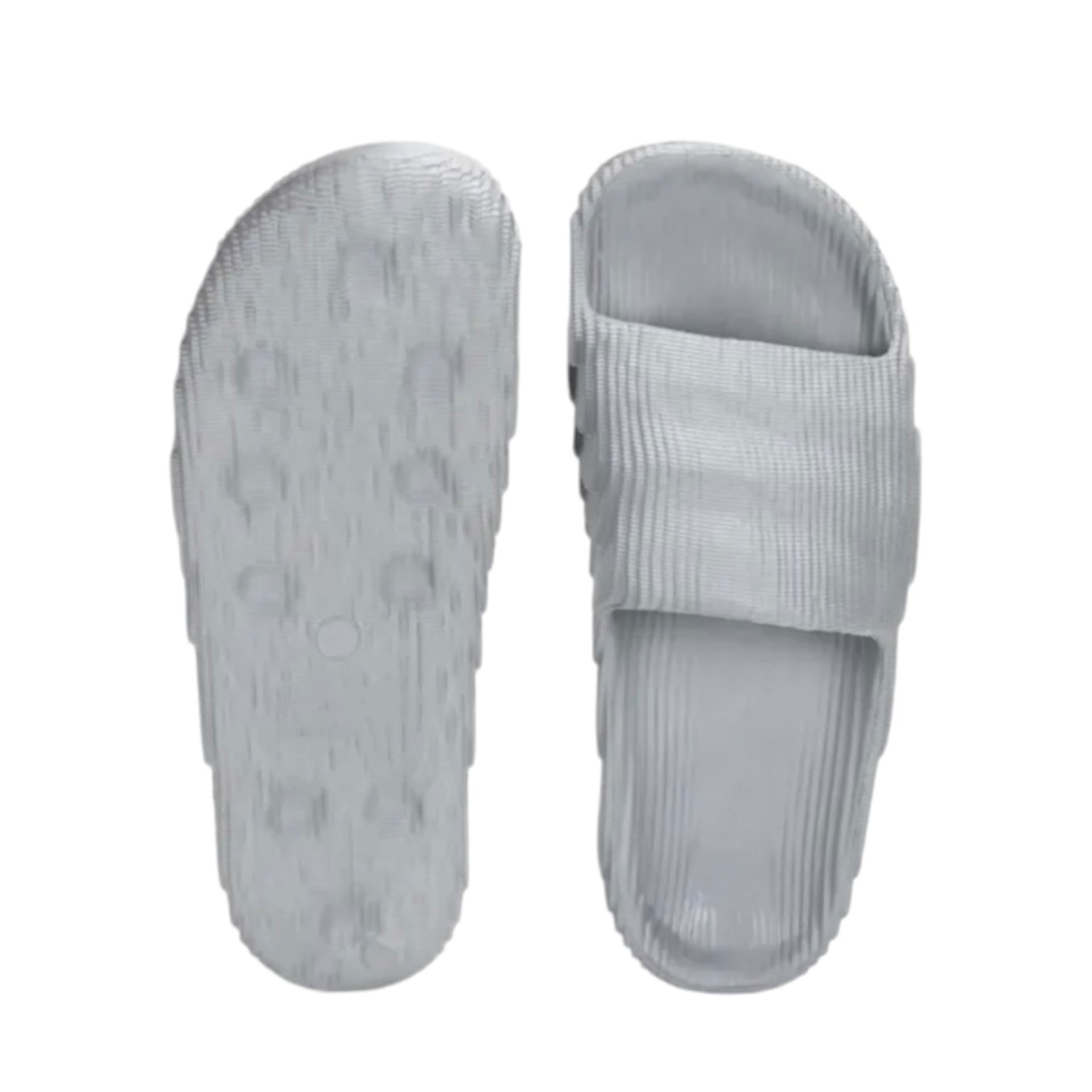 Men's Moulded Open-Toe Slide Slippers with Textured Wide Strap thumbnail 4