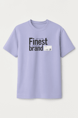 Purple round neck Tshirt