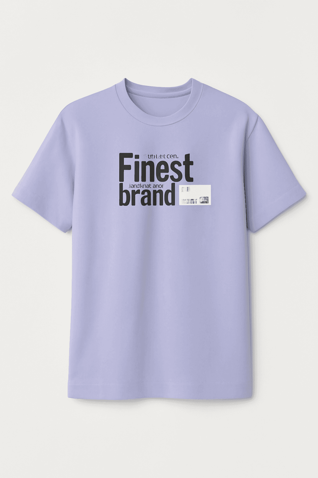 Purple round neck Tshirt thumbnail 1