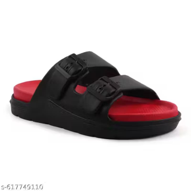 Stag Sandals For Men Dual Buckle Adjustable EVA Soft Sole Lightweight Slip Resistant Comfortable Indoor Outdoor Use thumbnail 1