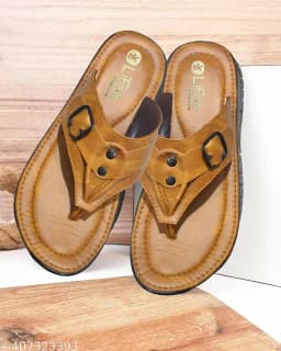 LifeO--Men's Synthetic Leather Flip Flip