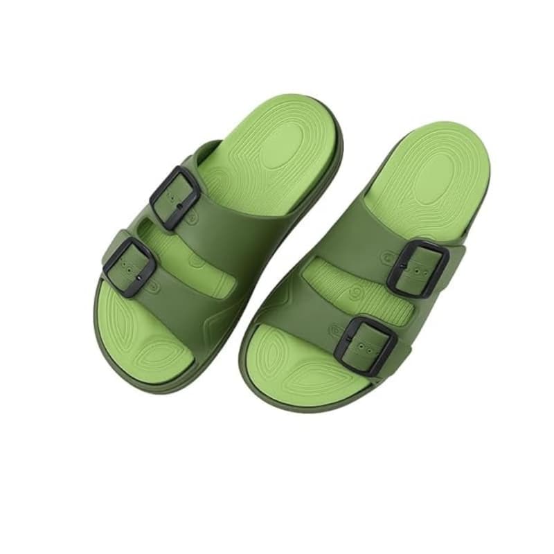 Stag Sandals For Men Dual Buckle Adjustable EVA Soft Sole Lightweight Slip Resistant Comfortable Indoor Outdoor Use thumbnail 8