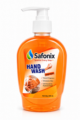 Safonix Hand Wash Liquid | Fresh Peach Fragrance | 250 ML Pack Of 2