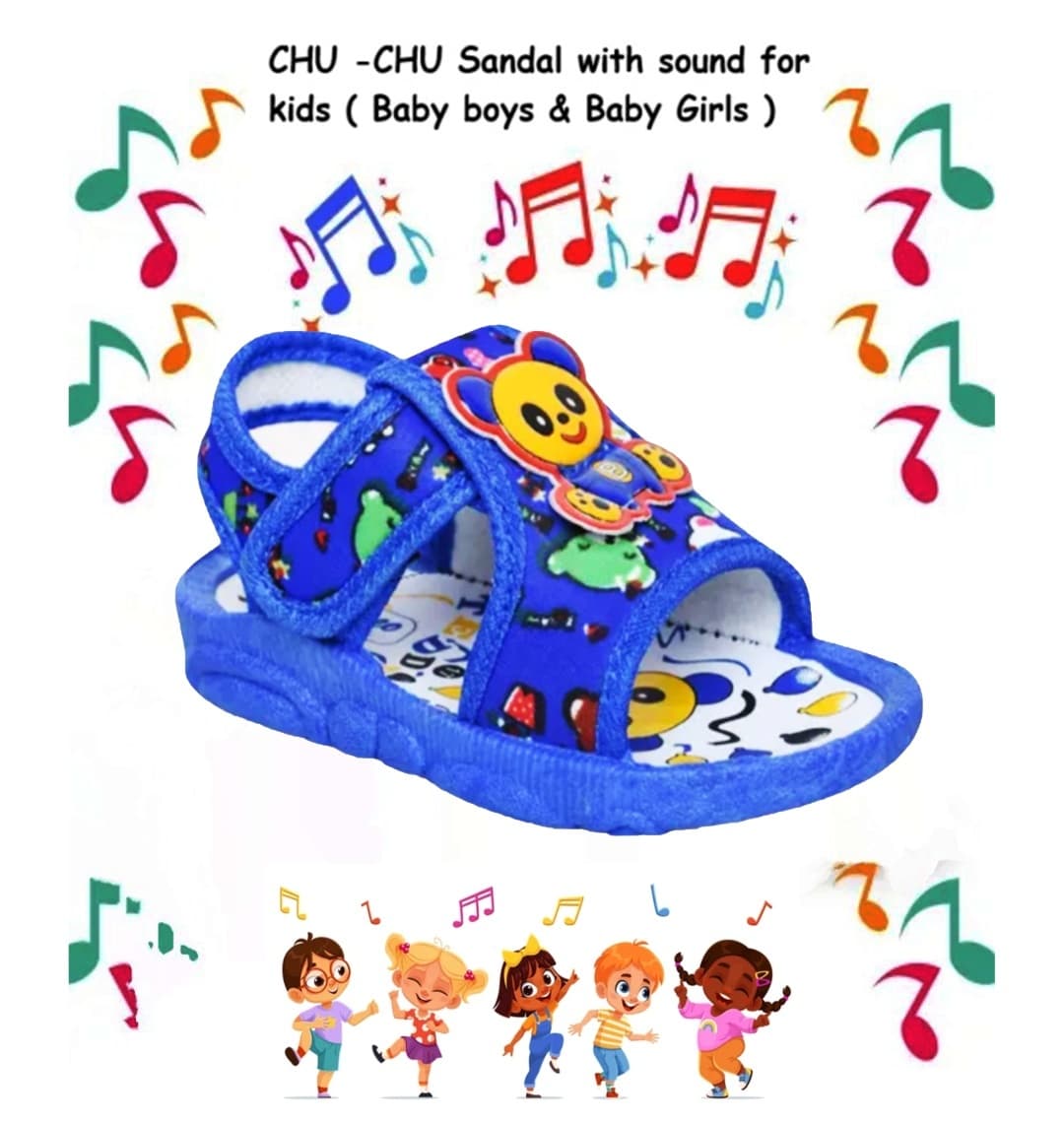 Toddler Cartoon Print Open-Toe Sandals with Hook-and-Loop Closure thumbnail 3