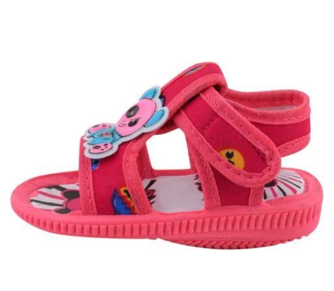Kids Cartoon Open-Toe Sandals with Adjustable Hook-and-Loop Straps thumbnail 2