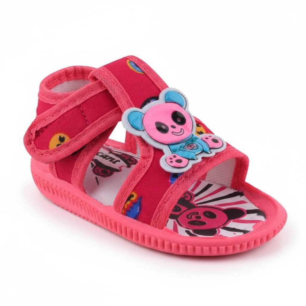 Kids Cartoon Open-Toe Sandals with Adjustable Hook-and-Loop Straps thumbnail 5