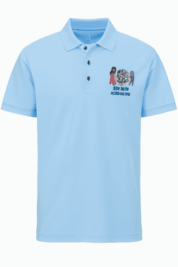 Blue polo neck Tshirt