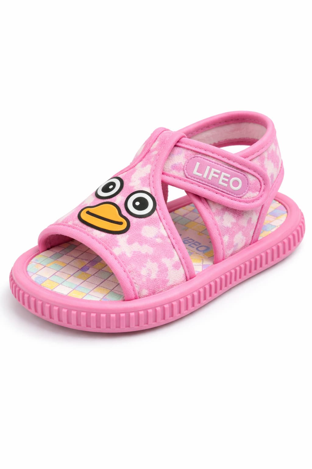 Baby Cartoon Duck Applique Open-Toe Hook-and-Loop Sandals thumbnail 10