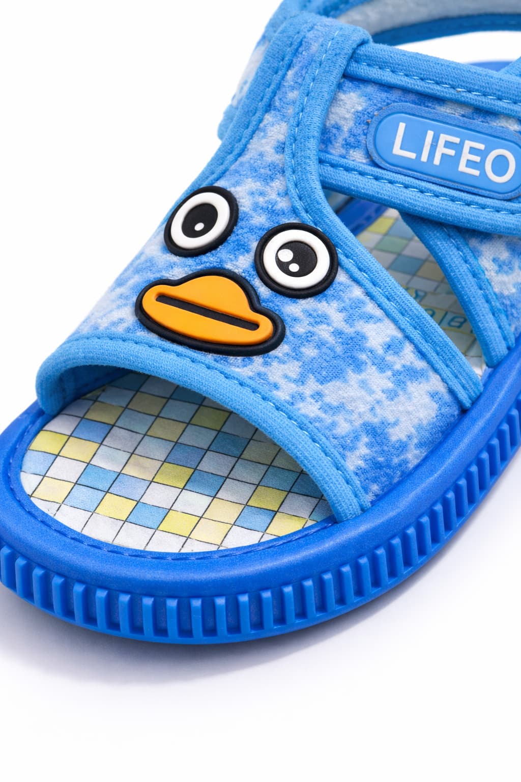 Baby Cartoon Duck Applique Open-Toe Hook-and-Loop Sandals thumbnail 2