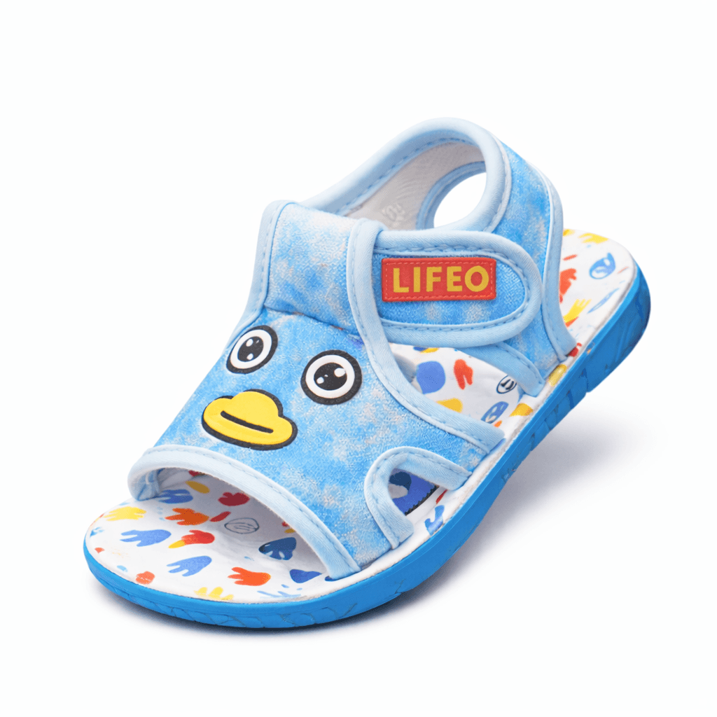 Baby Cartoon Duck Applique Open-Toe Hook-and-Loop Sandals thumbnail 8