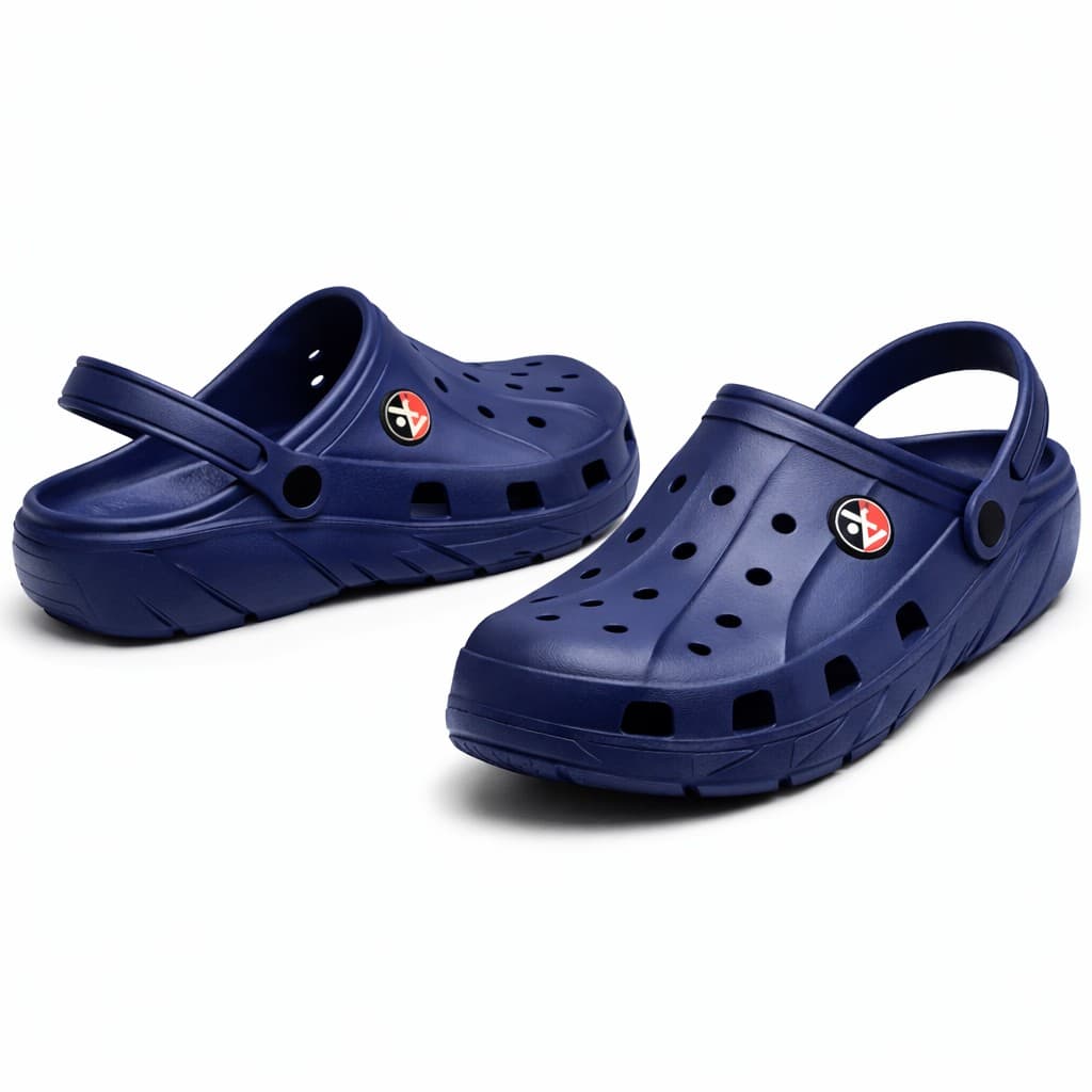 Men’s Ventilated Closed-Toe Clogs with Adjustable Heel Strap thumbnail 2