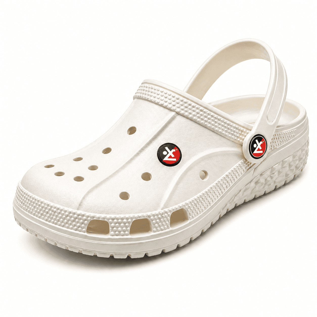 Men’s Perforated Slip-On Clogs with Pivoting Heel Strap thumbnail 3