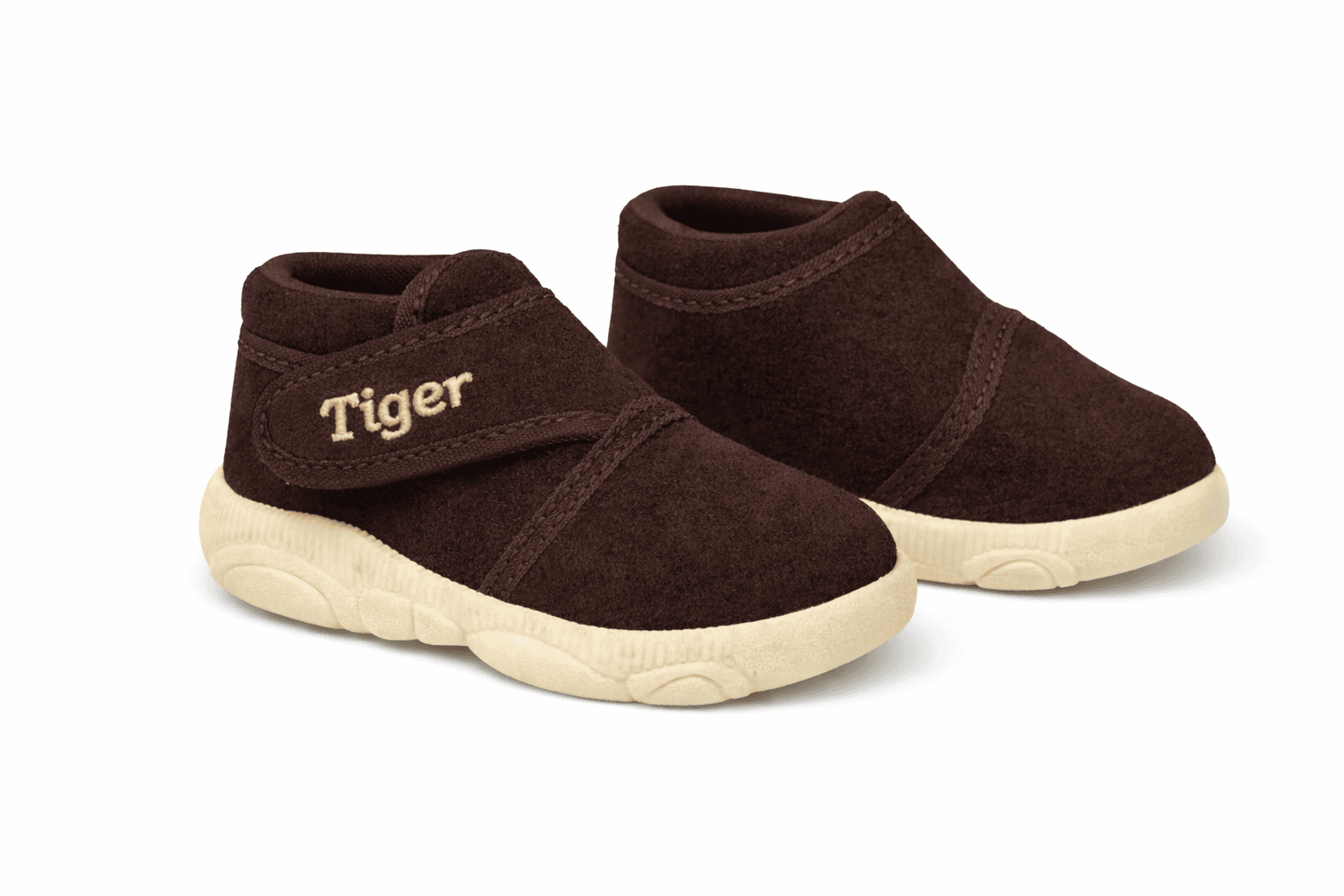 Toddler Bootie Shoes with Hook-and-Loop Strap and Textured Sole thumbnail 2