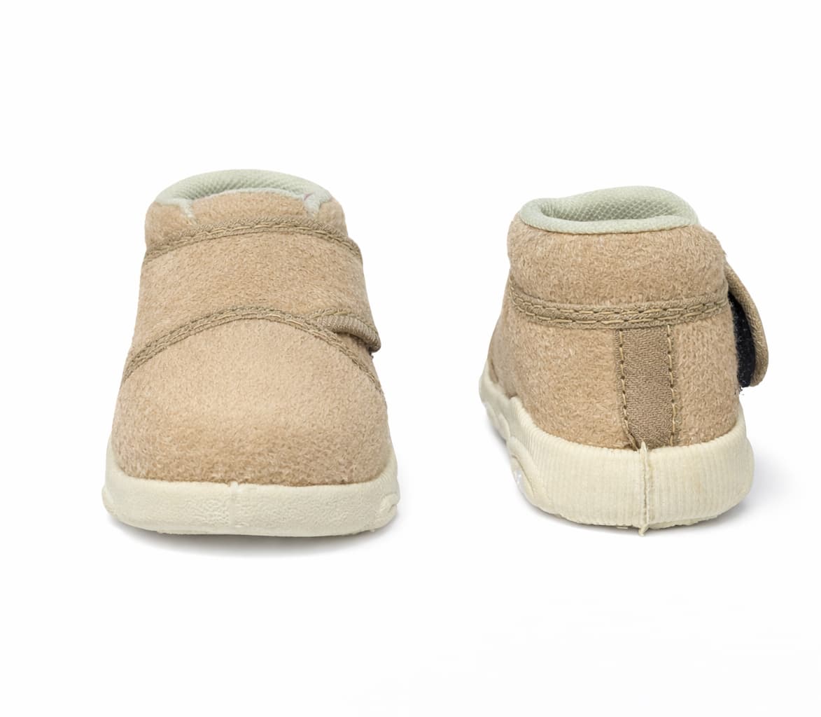 Infant Ankle Booties with Hook-and-Loop Strap and Textured Sole thumbnail 4