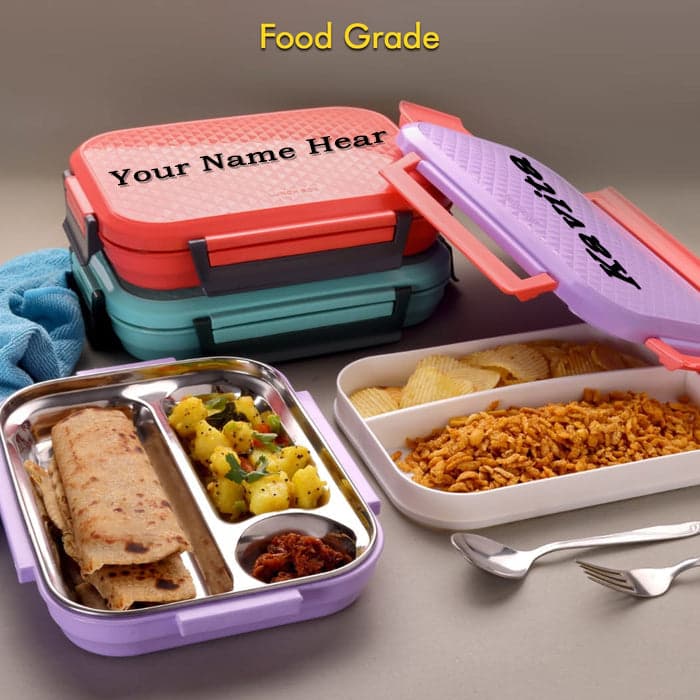 Premium Multi-Compartment Steel Lunch Box for Office, School & Travel thumbnail 9