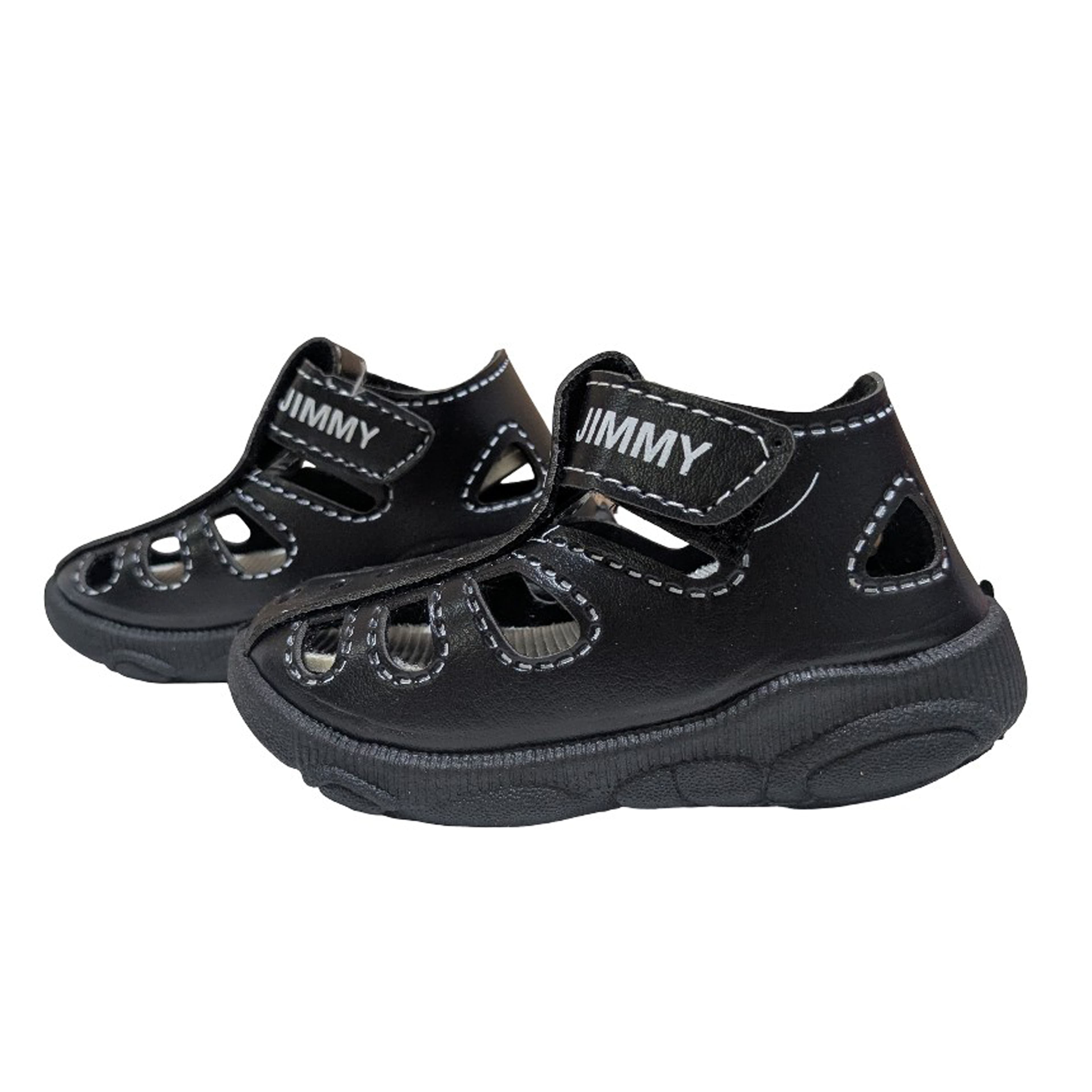 Baby Boys Closed-Toe Sandals with Cut-Out Upper and Ankle Strap thumbnail 2