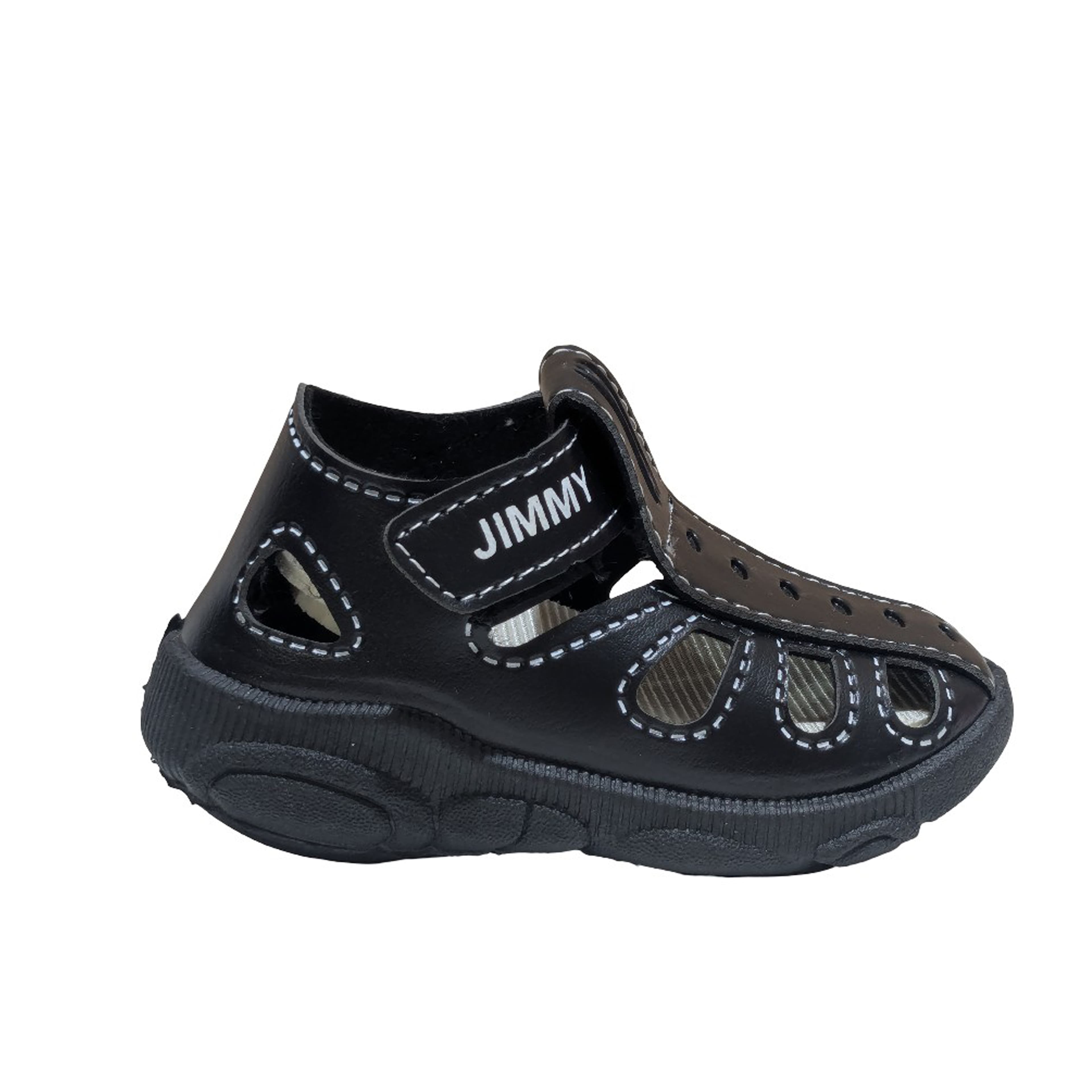 Baby Boys Closed-Toe Sandals with Cut-Out Upper and Ankle Strap thumbnail 3