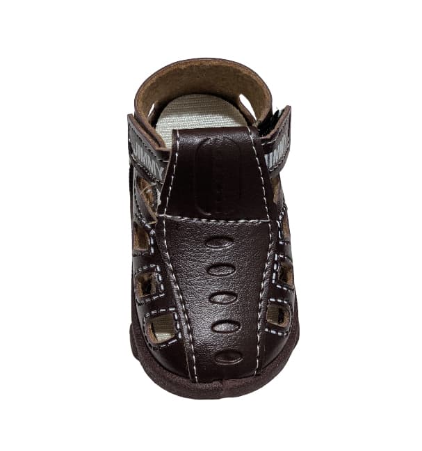 Baby Closed-Toe Cut-Out Sandals with Adjustable Ankle Strap thumbnail 2