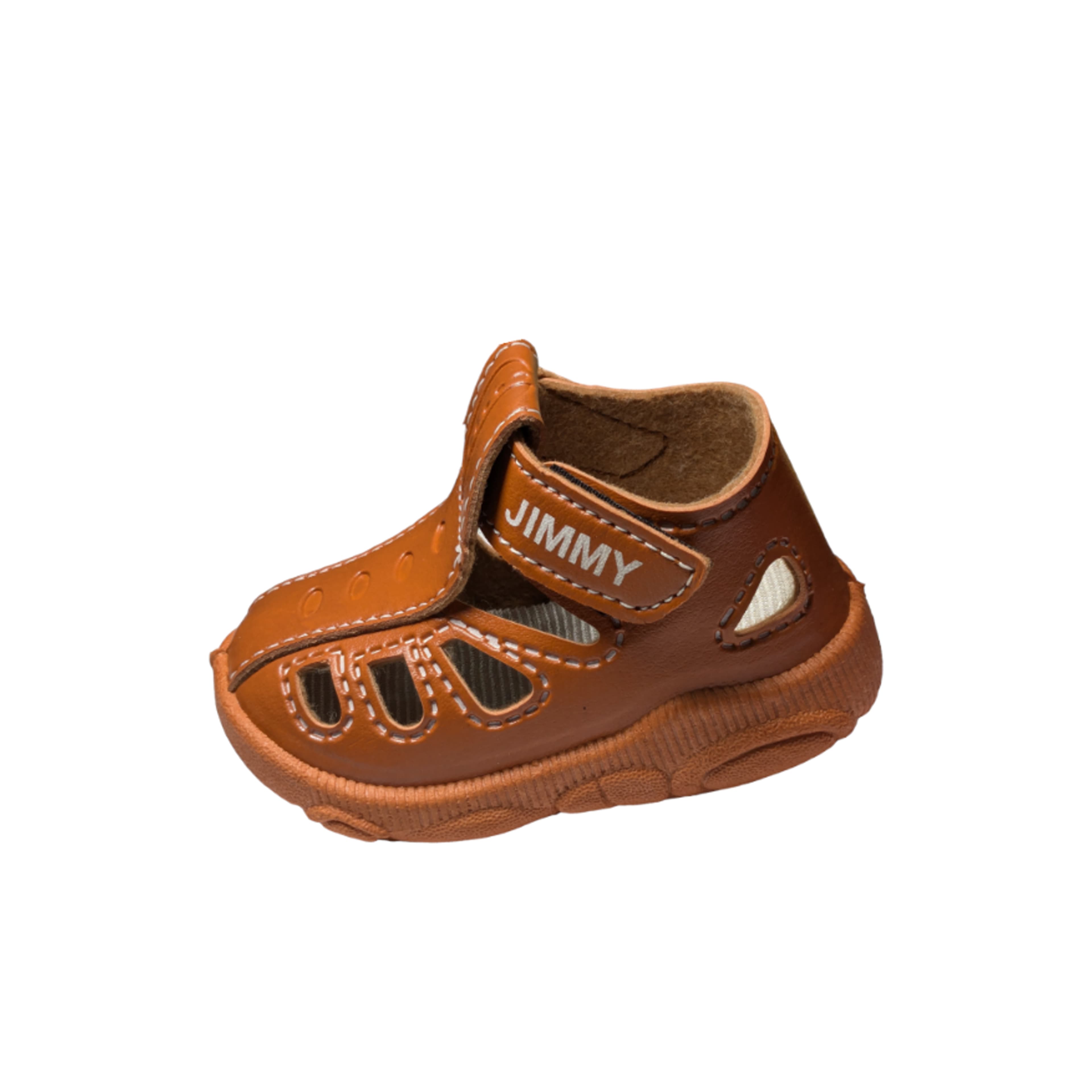 Infant Closed-Toe Cut-Out Sandals with Hook-and-Loop Strap thumbnail 5