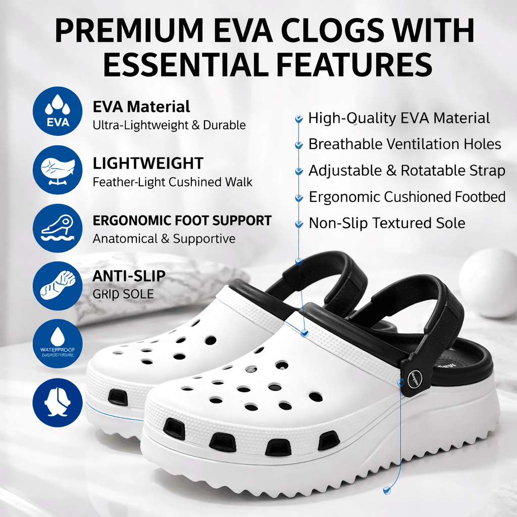 Step Into Comfort And Effortless Style With IERADA Clogs—Your Perfect Everyday Companion.