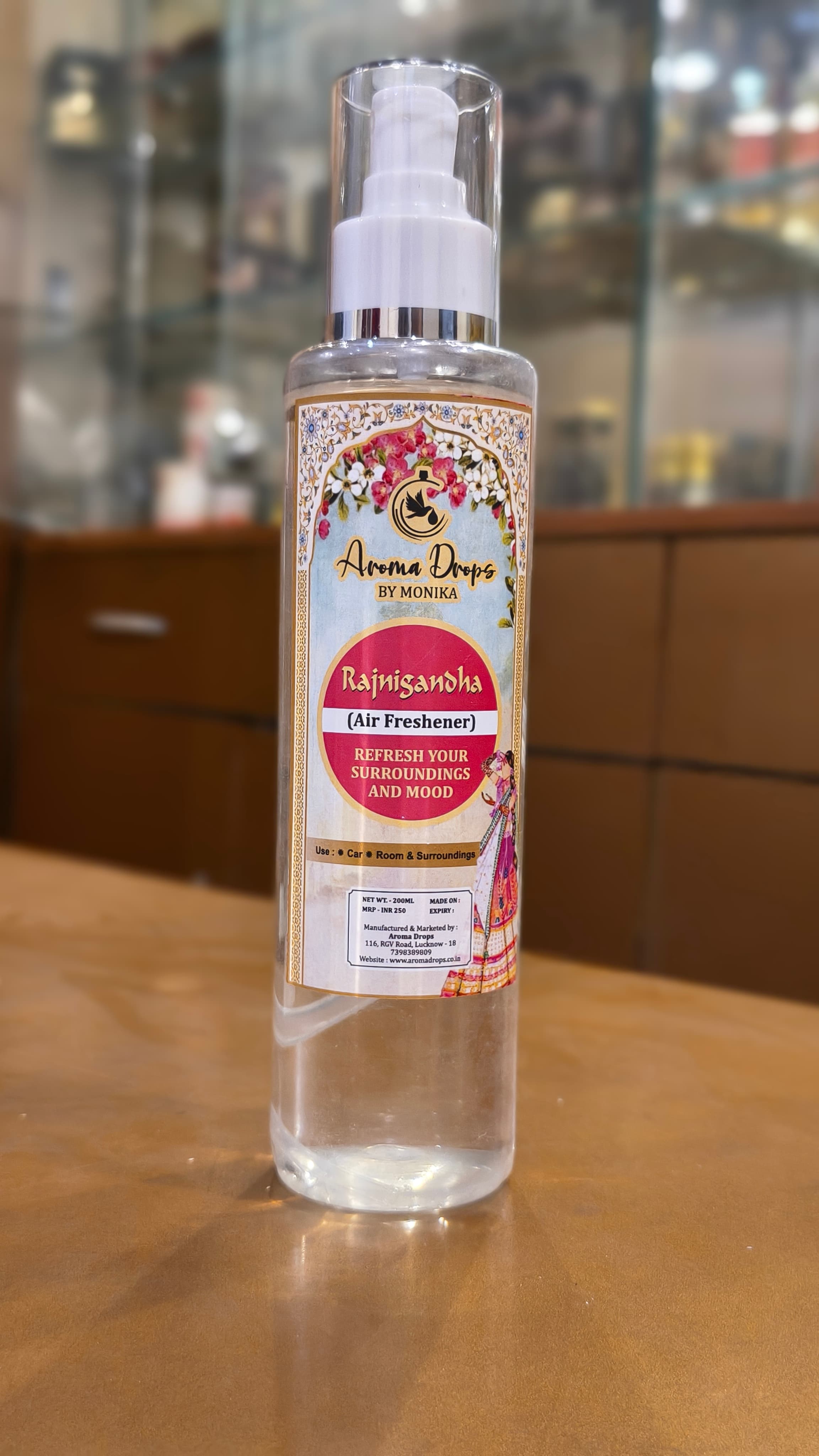Fresh Rajnigandha Aura Mist – Rajnigandha Air Freshener
