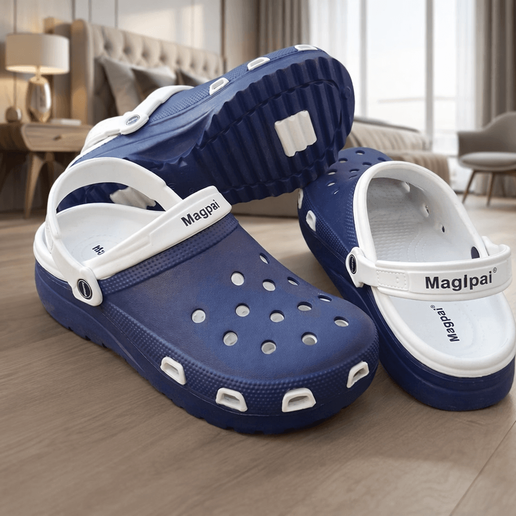 Unisex EVA Clogs With Adjustable Heel Strap – Lightweight Breathable Slip-On Comfort Footwear
