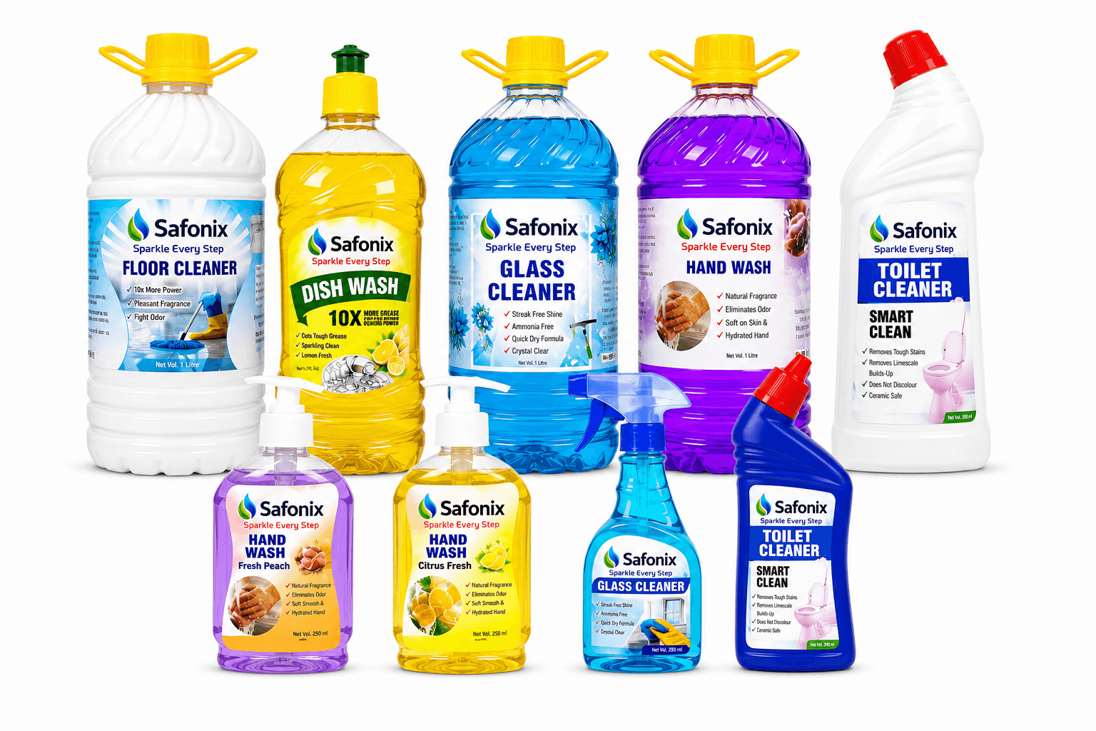Safonix Complete Home Cleaning Combo – Sets Of 9
